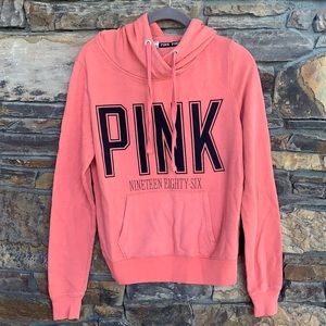Victoria’s Secret PINK. Size XS pink drawstring hoodie